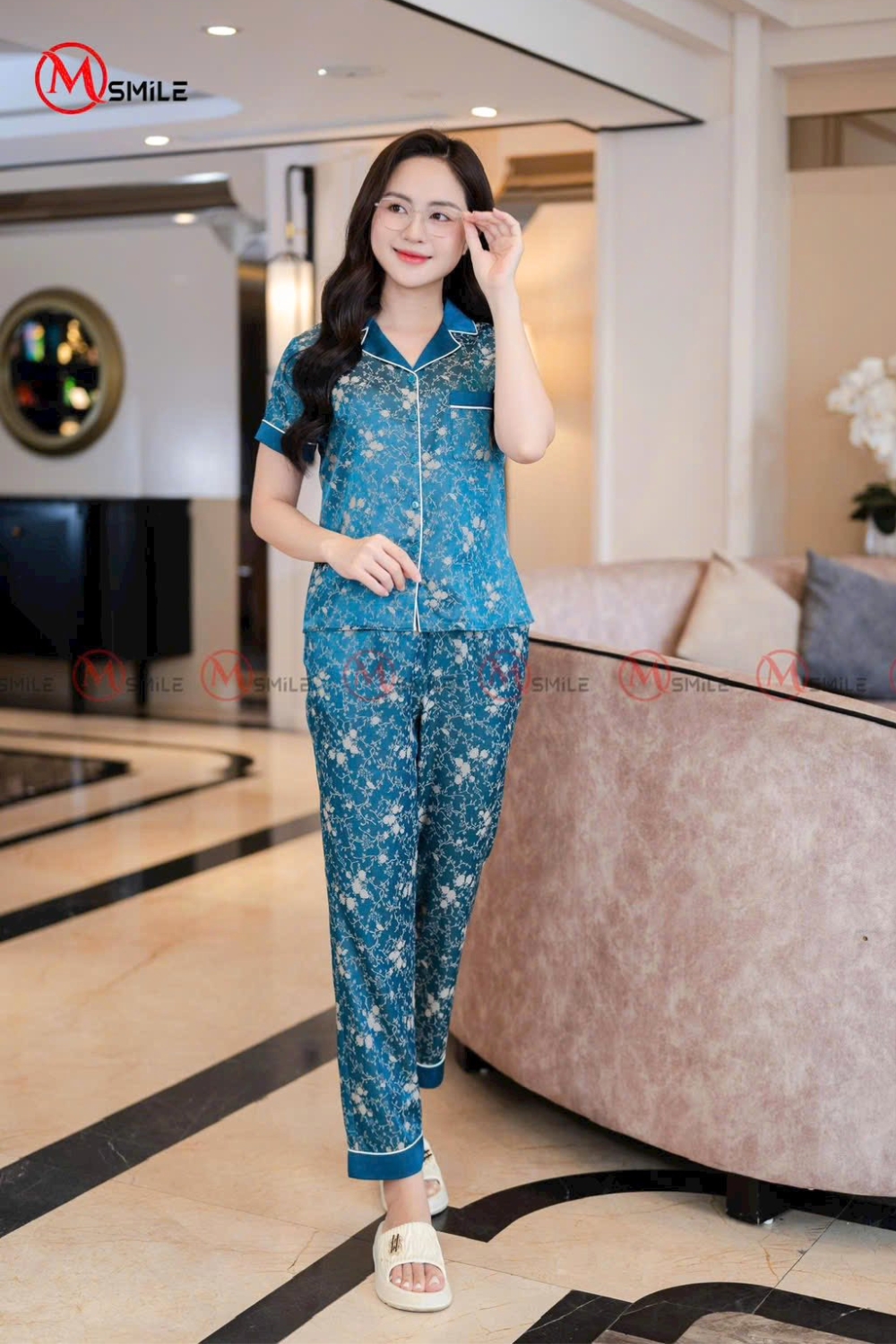 BD266 - Bộ lụa gấm tơ tằm cao cấp